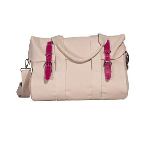 Yale Changing Bag / Beige/Fucsia