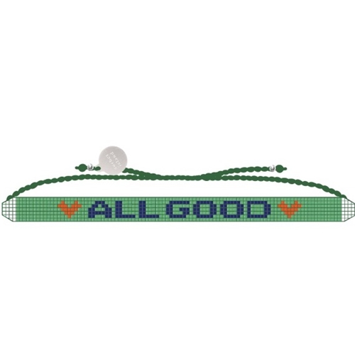 Handmade Glass Beads Friendship "All Good" Bracelet