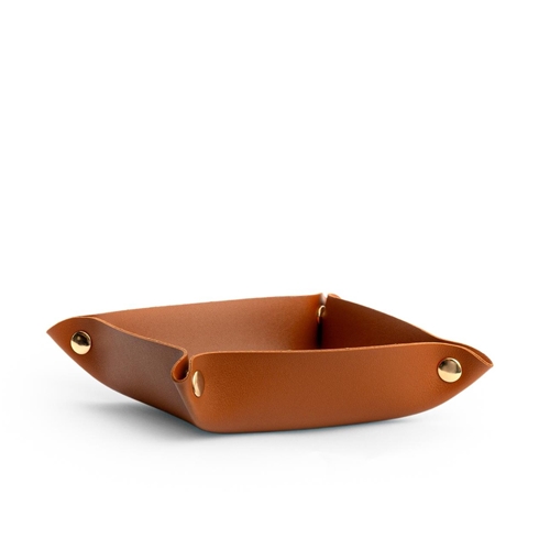 Leather Tray / Brown