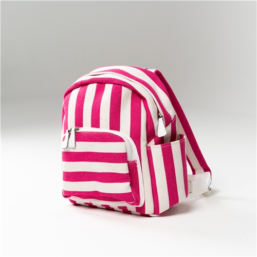 Zaino Medium Rigato Pink