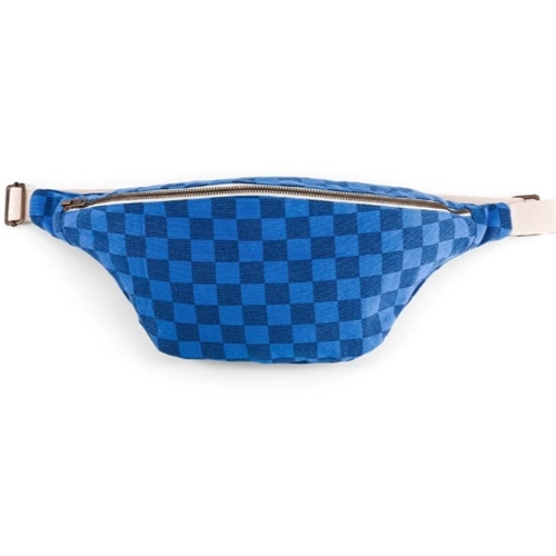 Banana Bag / Checks Navy Blue/Greek
