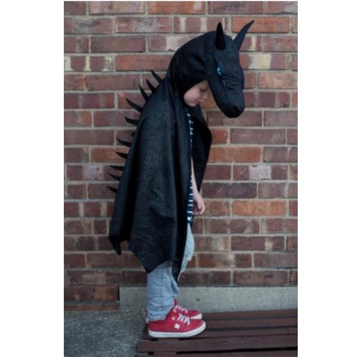 Midnight Dragon Cape, DK Blue