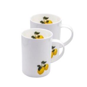 Casa Carta Mug Set of 2 - Lemon
