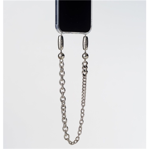 Mixed Metal Wristlet/ Rhodium