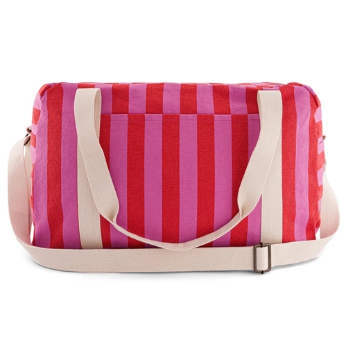 Maternity Bag / Stripes Orchid/Tomato