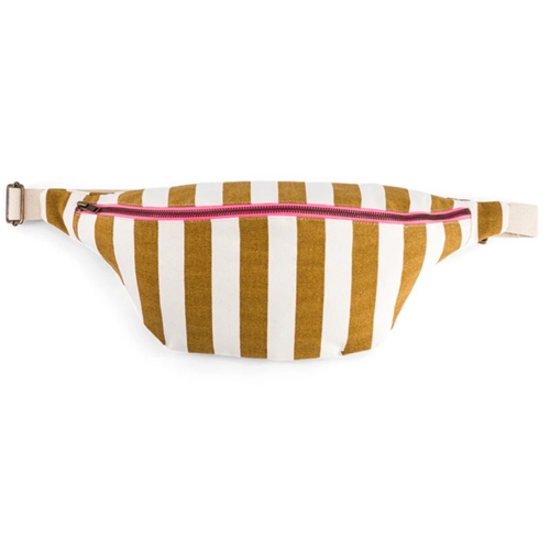 Banana Bag / Stripes Ecru/Caramel