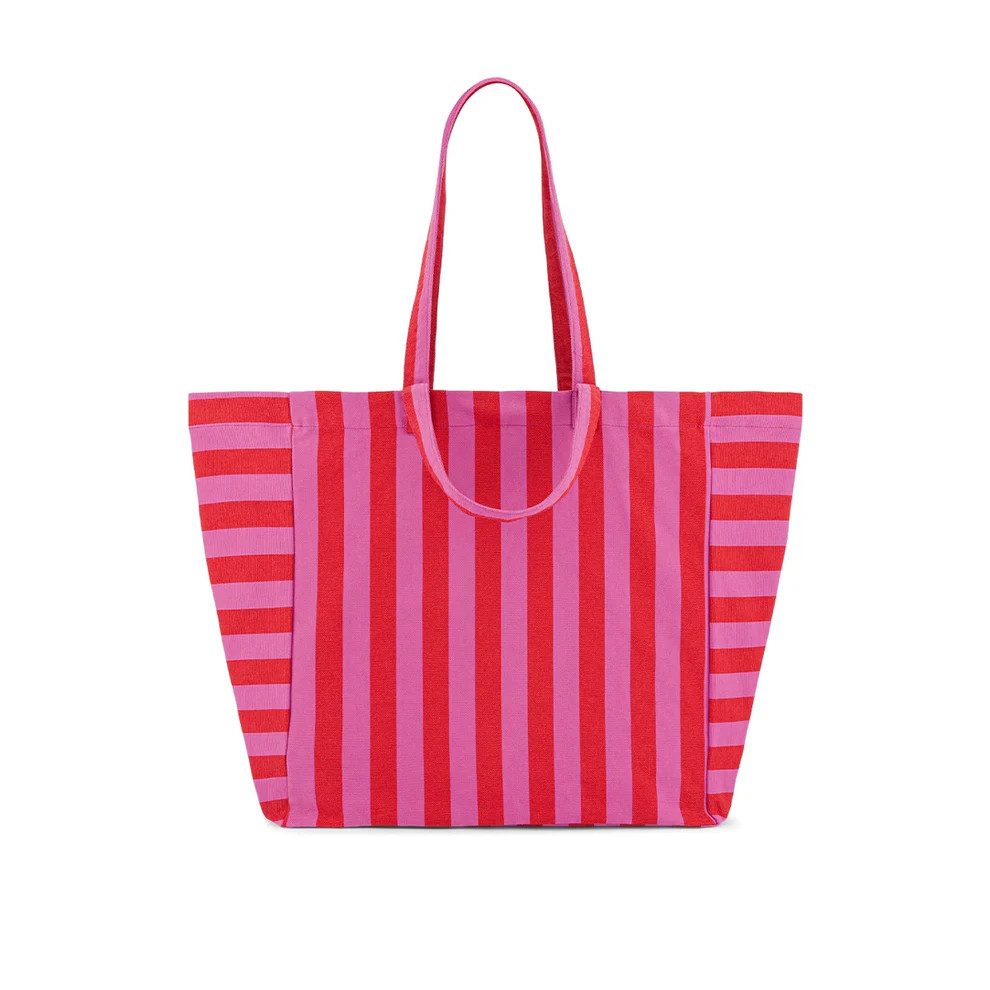 Elisa Cotton Bag / Stripes Orchid/Red