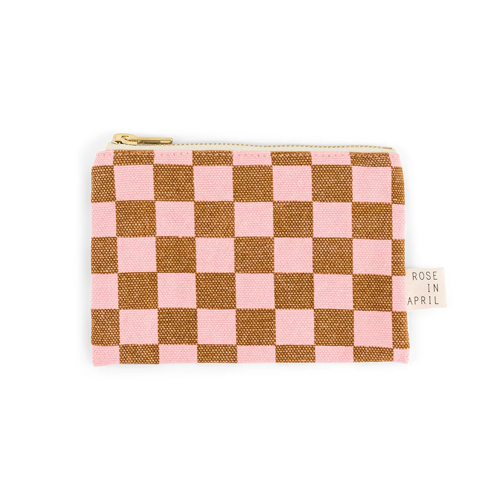 Marie Purse / Checkerboard Strawberry/Caramel